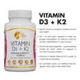 thumbnail image 2 of Suplemento Cocó March de vitamina D3+K2, suministro de 10 000 UI para 4 meses, 2 of 6