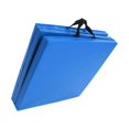 thumbnail image 1 of kurtrusly Tri Fold Folding Exercise Mat Home Gym Waterproof for Balance Trainer Blue, 1 of 5