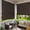 Chocolate, variant on DIFY 4' x 6' Outdoor Roller Shade, Cordless Patio Blinds for Porch Pergola Balcony Deck Windows, Grey
