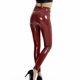 thumbnail image 5 of Pantalones de cuero de látex de cintura alta para mujer: leggings elásticos, sexys, cierre con cremallera, poliéster, para todas las estaciones, 5 of 8