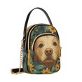 thumbnail image 7 of FORMRS Crossbody Bag for Women Quilted Travel Shoulder Cell Phone Purse with Chain Strap Handbag, Flowers and Dog, 7 of 7