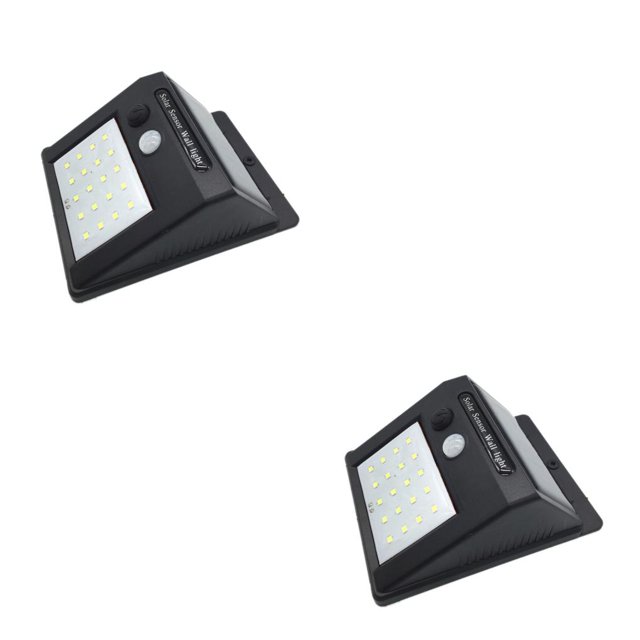 Matsuzay Luz LED solar para jardín, patio, luz LED para jardín, patio, exterior, impermeable, iluminación, montaje en pared, lámpara con Type5 NO5
