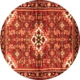 thumbnail image 1 of Ahgly Company Indoor Round Persian Orange Traditional Area Rugs, 7' Round, 1 of 1