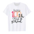 thumbnail image 3 of 100 Days Of School Teacher Shirt Short Sleeved Round Neck Fashion Casual Print Tees Tops for Teen Girl 10-11 Years, 3 of 4