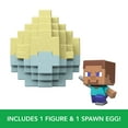 thumbnail image 4 of Minecraft Mini Mode Spawn Egg with Surprise Mini Figure, 1.5-inch Collectible Toy (Characters May Vary), 4 of 7