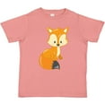 thumbnail image 3 of Inktastic Cute Woodland Animal Fox Boys or Girls Toddler T-Shirt, 3 of 5