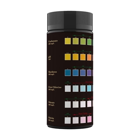 BBilaBu Pond Test Strips,Pond pH Test Kit with 100 Quick and Accurate Fish Tank Test Strips,Drinking Water Quality Test