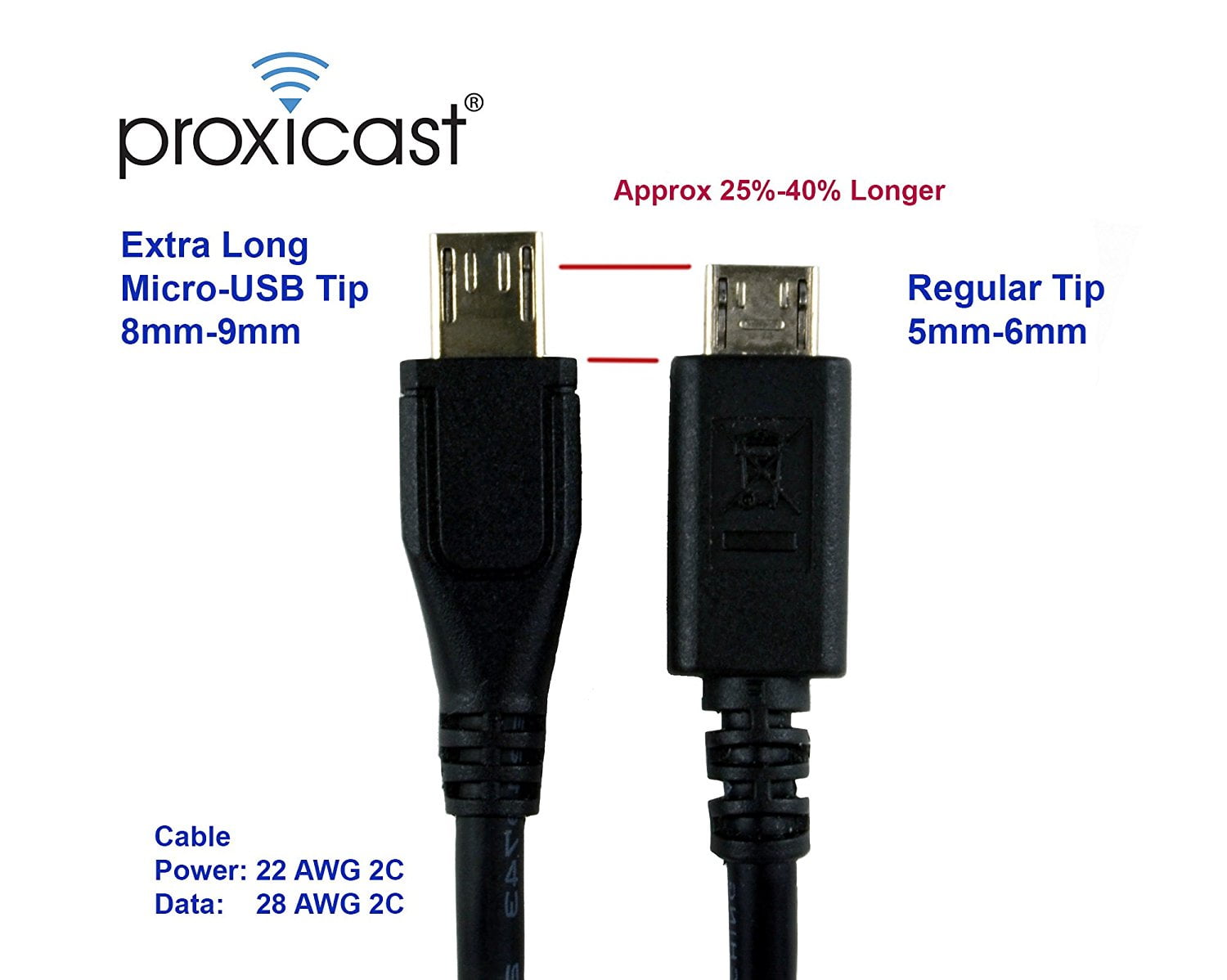 extra long printer cable