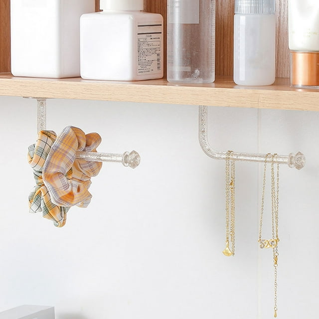 Moluckfu 3Ud Gancho De Pared Para Cintas Y Diademas Multicolor Ideal Para Almacenaje En Interiores
