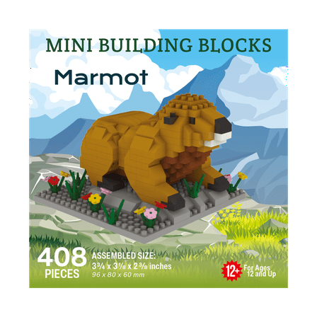 Mini Building Blocks - Marmot