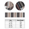 thumbnail image 6 of Xipuska Black Brown Striped Bed Runners for Twin Size Bed, Decorative Bed Throws for Foot of Bed, Modern Stripes Art Farmhouse Bed Runner Sofa Throw Bedding Scarf Protector Slipcover for Bedroom, 6 of 6