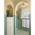 thumbnail image 4 of Modern Semi-Flush Mount Ceiling Lights Clear Closed Schoolhouse Glass Light, 4 of 7