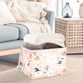 thumbnail image 3 of Yayeee Collapsible Cube Storage Bin with Lid Fabric Closet Decorative Basket with Handles, Cute Cartoon Halloween, 3 of 7