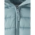 thumbnail image 3 of The Children's Place Girls Hooded Zip-Up Puffer Jacket, Sizes XS-XXL, 3 of 3