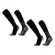 thumbnail image 3 of Calcetines Largos Deportivos Para Niños, Calcetines De Fútbol Para Niños, Suela De Toalla, 2 Pares Negros Para Baloncesto, 3 of 8