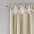 thumbnail image 3 of Twist Tab Total Blackout Window Curtain Panel Champagne 50x95" Blackout, 3 of 5