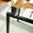 thumbnail image 4 of Comedor: Mesa Transparente y 4 Sillas Negro Homemake Furniture, 4 of 6