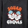 thumbnail image 3 of Dr. Seuss - Squad Ghouls Thing 1 and Thing 2 - Women's Lightweight French Terry Long Sleeve Shirt, 3 of 6