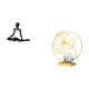 thumbnail image 5 of Estatua de hoja de pensador creativo, figura de hierro, escultura abstracta, adorno decorativo, coleccionable único, escritorio, entrada, dormitorio,, 5 of 8