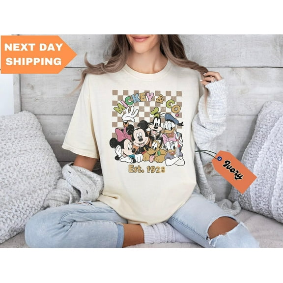 Vintage Mickey & Co 1928 Shirt, Retro Vintage Disney Shirt, Disneyland Shirt, Disneyworld Shirt, Disney Family Matching Tees