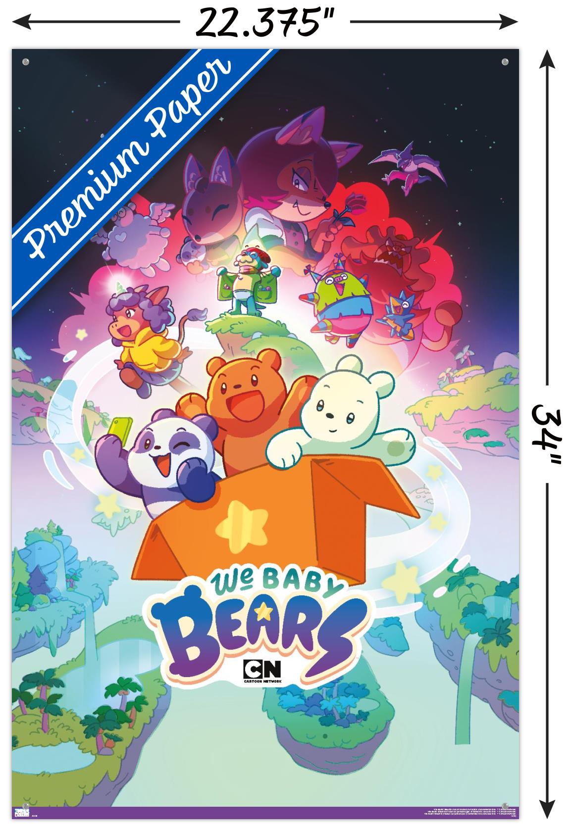 We Baby Bears - Key Art Wall Poster with Pushpins, 22.375" x 34"