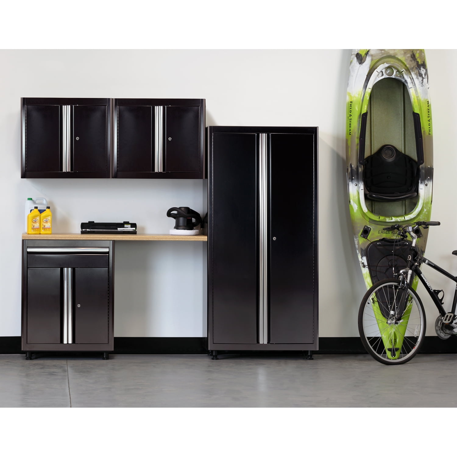 75 in. H x 96 in. W x 18 in. D Welded Steel Garage Storage System in