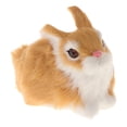 thumbnail image 1 of 1 pieza de peluche simulado lindo conejo modelo de juguete para Gloria Conejito de conejo animal simulado, 1 of 8