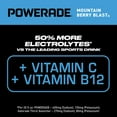thumbnail image 2 of POWERADE Mountain Berry Blast Electrolyte Sports Drink, 20 fl oz, 8 Pack Bottles, 2 of 7