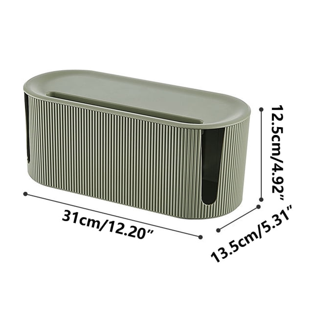 Cable Management Box Large Home Cable Plug Socket Management Box, Plug Board Storage Box, Wireless Wifi Router Desktop Data Cable Plug Socket Storage Box