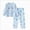 X235-Light Blue, variant on Girls Boys Long Sleeve Trousers Baby Cartoon Printed Home Clothes Set Sleep Wear Back-To-School Pajamas & Dailywear Set 6-12 Months 12-24 Months 2T 3T 4T 5T 6T Set 4-5 Years