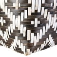 thumbnail image 4 of East at Main Nefertiti Set of 4 White and Black Woven Nesting Storage Baskets with Handles, 4 of 5