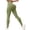 Yoga 132#Army Green, variant on Women's Leggings High Waisted Seamless Non See Through Solid Color for Cycling Stretchy Fit Sports Workout L