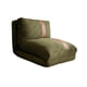thumbnail image 4 of Sofá cama plegable, sofá cama perezoso, silla para dormir individual creativa, colchón de suelo para adultos, habitación de invitados, dormitorio, viaje, Camping Verde y marrón, 4 of 9