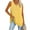 Yellow, variant on Summer Loose Women Sleeveless Casual Basic Solid Color Shirts Tunic Tops V Neck Tank Tops