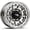 Machined Silver, variant on RockTrix RT114 17 inch Wheel 8x180 Compatible with Chevrolet Silverado 2500HD 3500HD, 17x8.5 (0 Offset, 4.75 Backspace), Black, Also fits GMC Sierra 2500HD 3500 HD