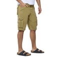 thumbnail image 3 of X RAY JEANS Men's Belted 12.5" Inseam Knee Length Cargo Shorts, New Khaki, 32, 3 of 8