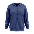 thumbnail image 6 of MSJUHEG Hoodies for Women Light Long Sleeve Lightweight Pullover Tops with Pockets Drawstring Sweatshirts Hoodie Jacket Casual Hoodies Comfortable for Everyday Wear Navy S, 6 of 7