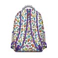thumbnail image 3 of Geometric Shapes Texture Backpack Bookbag for College University, School Laptop Backpack with Pockets, Durable Daypack as a Gift for Professionals, 3 of 6