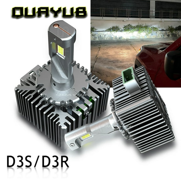 For GMC Acadia 2013-2018 D3S LED Headlight Bulbs HighLow 6500K White Bright 2PCS