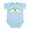 Sky Blue, variant on CafePress - Give Peas A Chance Infant Bodysuit - Baby Light Bodysuit, Size Newborn - 24 Months