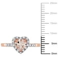 thumbnail image 2 of Everly Women's Morganite 10k Rose Gold Ring, 2 of 6