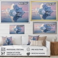 thumbnail image 4 of Designart "Frozen Serenity of a White Pink Iceberg" Landscapes Canvas Wall Art, 4 of 5