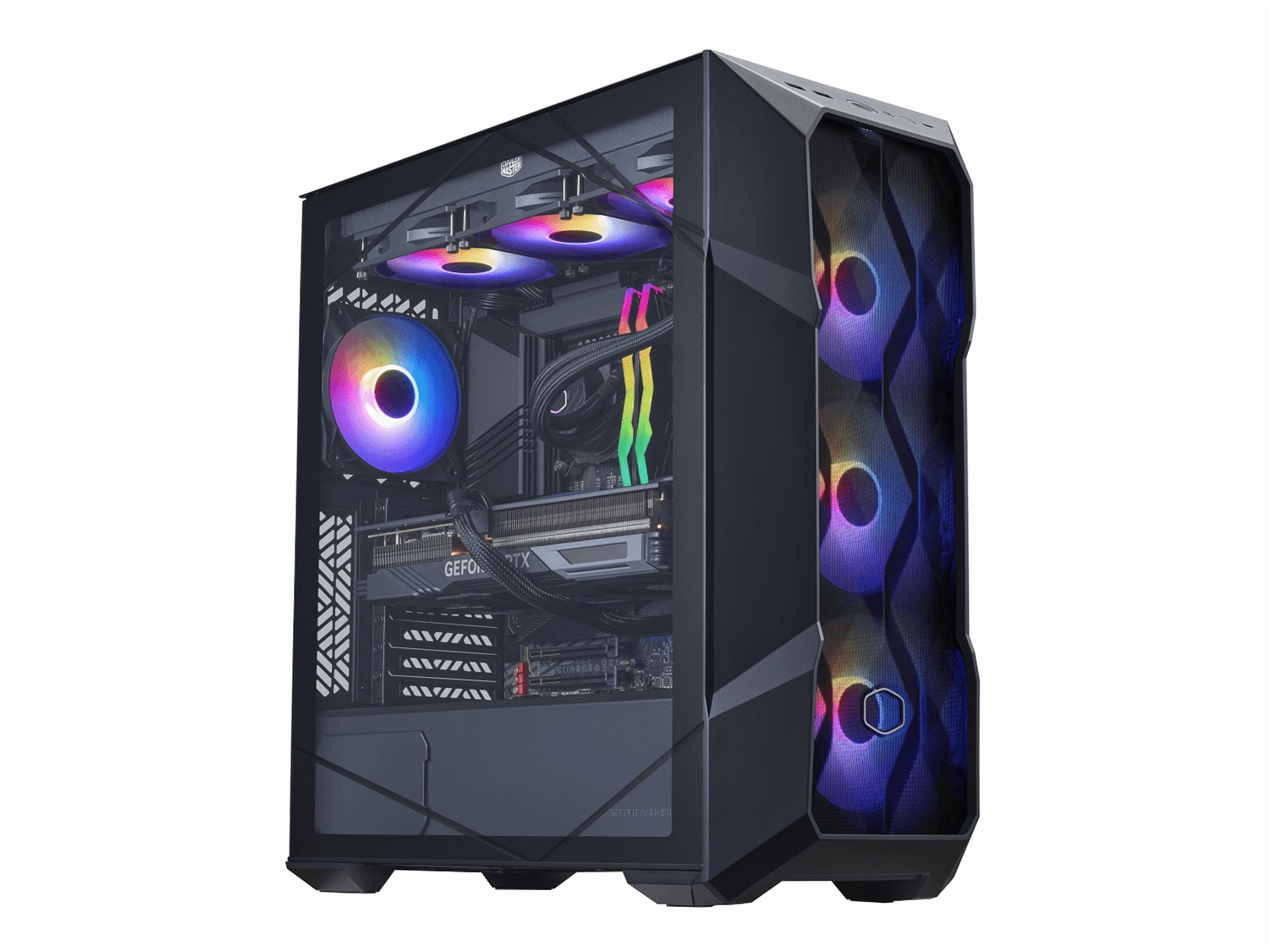Cooler Master TD5 Pro - Intel Core Ultra 7-265KF - GeForce RTX 5070 Ti - 32GB DDR5 6000MHz - 2TB M.2 NVMe SSD - Windows 11 - 360mm AIO - Gaming PC