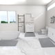 thumbnail image 4 of Juego de alfombras de baño de espuma, con forro polar grueso y suave, absorbentes y lavables a máquina, con base antideslizante para mayor seguridad en la ducha (Gris)., 4 of 9