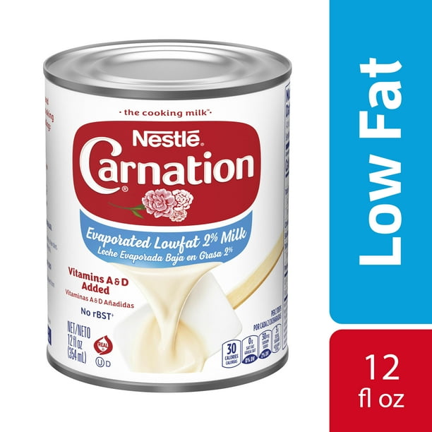 Nestle Carnation Lowfat 2 Evaporated Milk 12 fl oz.