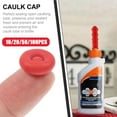 thumbnail image 2 of SharkTRUE Bouchon de Protection en Verre avec Embout en Caulk, Rouge, Lot de 20, 2 of 8