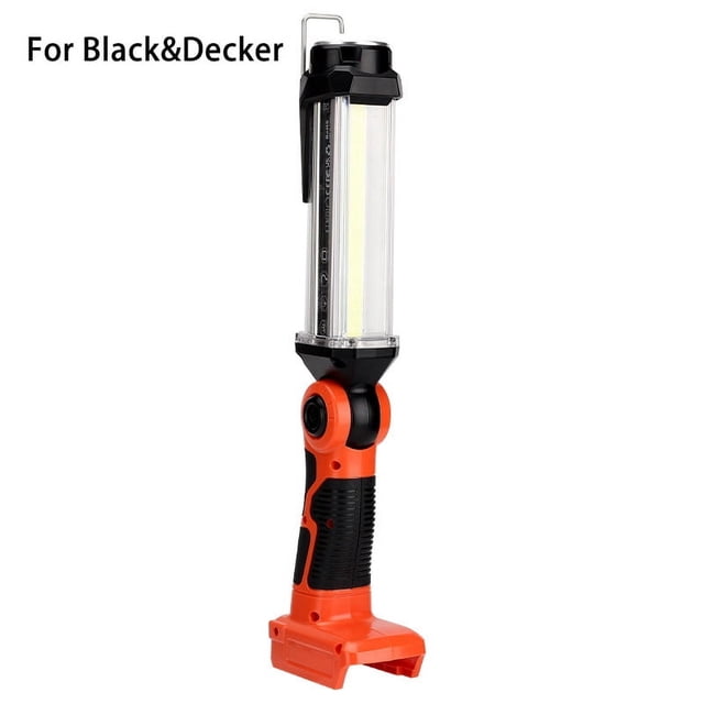 Luz de Trabajo LED Inalámbrica de 35W 2000LM para Makita/Bosch/Dewalt/Milwaukee Batería Li-ion de 18V Linterna para Exteriores Linternas de Acampar Gancho