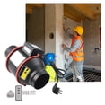 thumbnail image 2 of 1pc Exhaust Fan With Remote Control Adjustable Intelligent Duct Fans Home Improvement Ventilation System Replacement Accessories ,Quiet Operation, 2 of 6