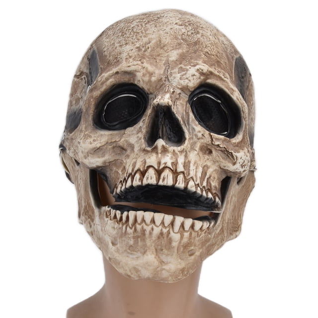Máscara de Halloween, máscara de Calavera de Halloween, máscara de Cosplay Completa, Accesorios de Halloween, confiabilidad excepcional