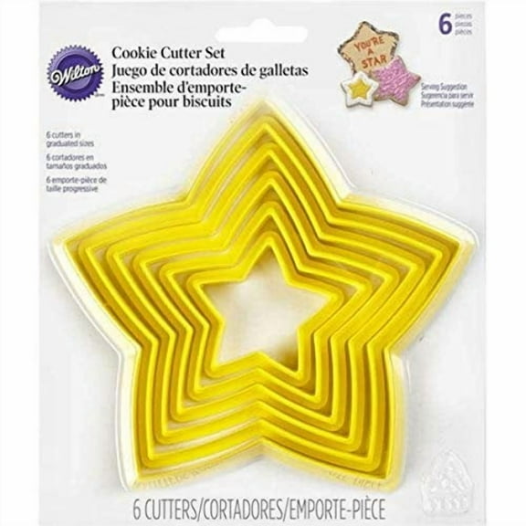 Wilton Set of 6 Nesting Star Cutters